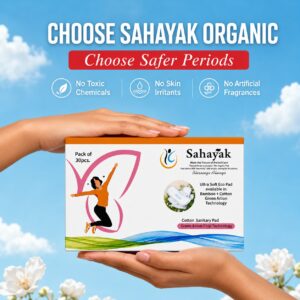 Biodegradable Sanitary Pads – Cotton with Anion Chip (Pack of 30)